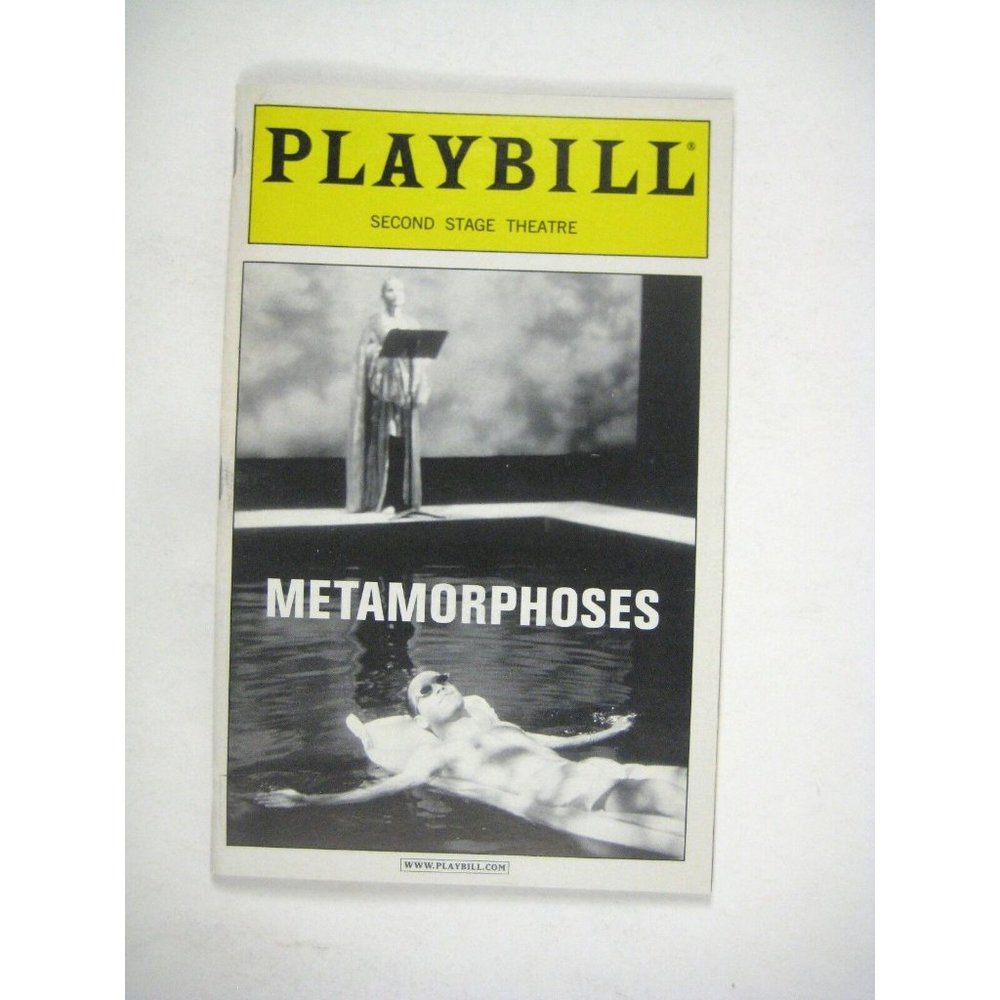 Metamorphoses Playbill 2001 Second Stage Theatre Heidi Stillman Zimmerman Tejero